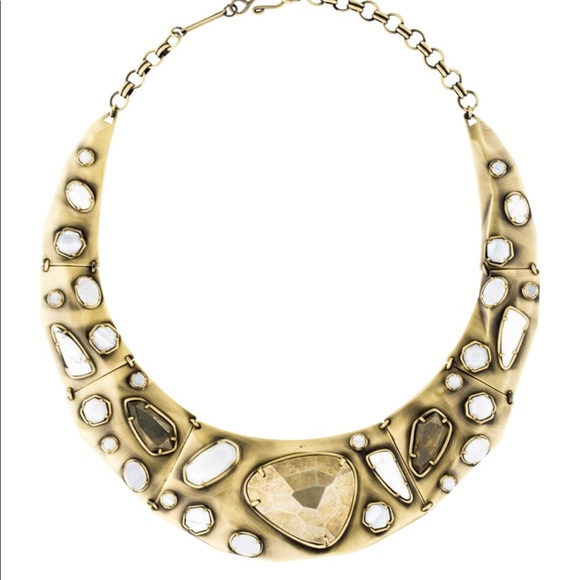 Kendra Scott Pyrite Mosaic Mira Collar necklace - Picture 3 of 6